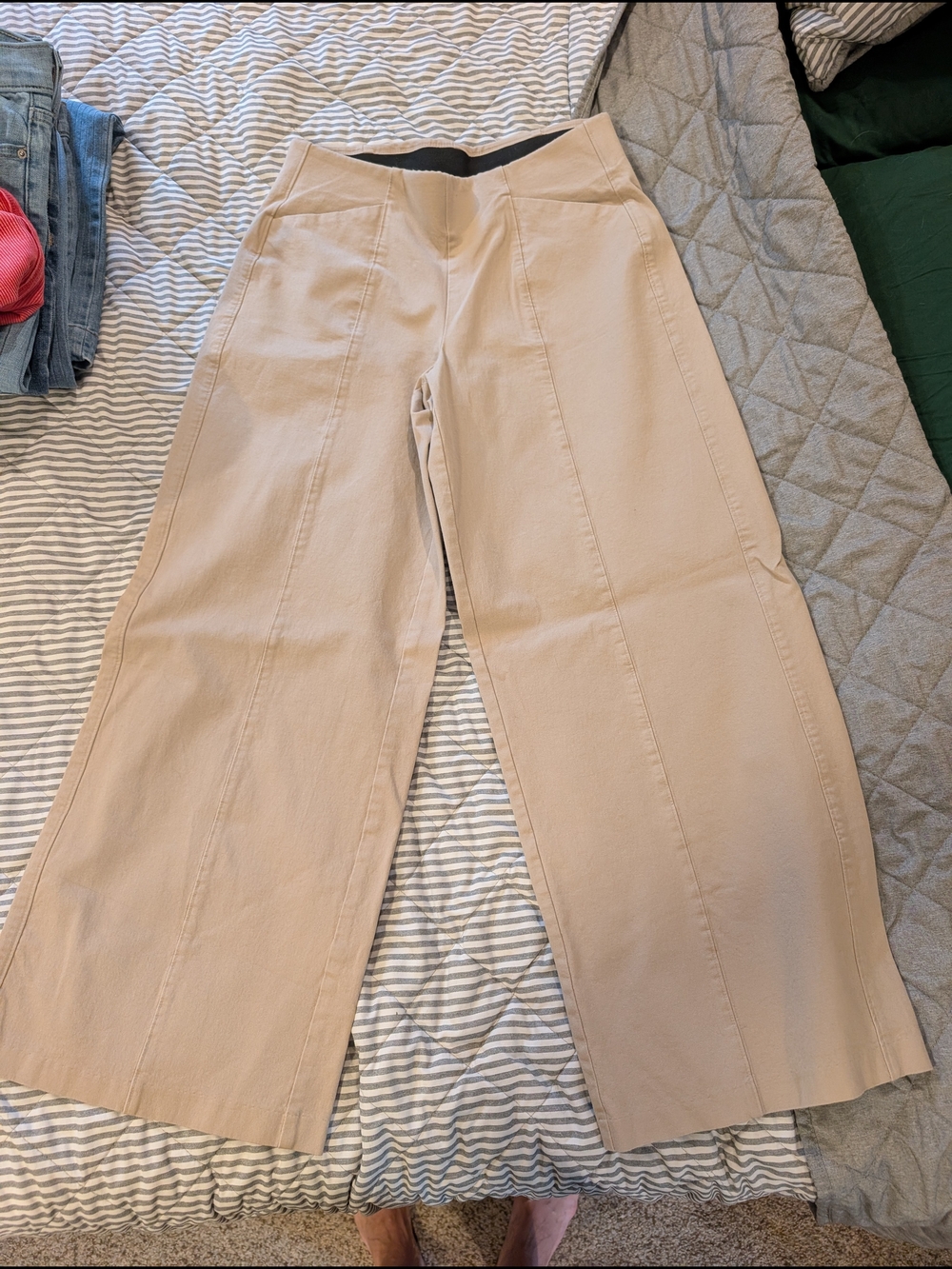 Old Navy Wide Leg Beige Pants